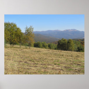 Affiche automne Bieszczady