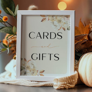 Affiche Automne Cartes Et Cadeaux Anniversaires