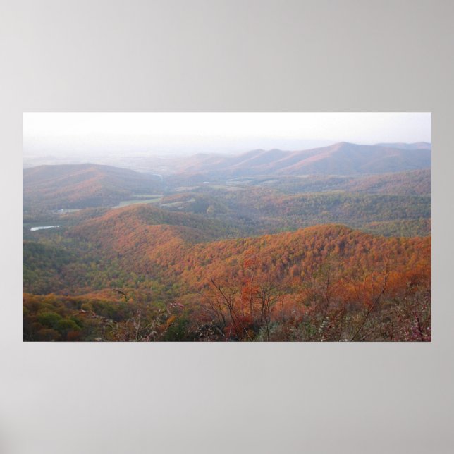Affiche Automne dans la vallée (Devant)