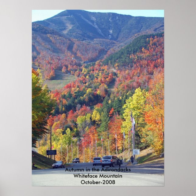 Affiche Automne dans les Adirondacks (Devant)