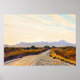 Affiche Automne du désert par Maynard Dixon