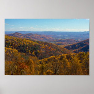 Affiche Automne en Shenandoah National Park, Virginie