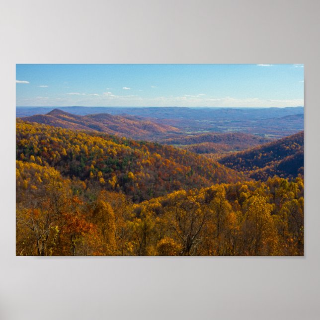 Affiche Automne en Shenandoah National Park, Virginie (Devant)