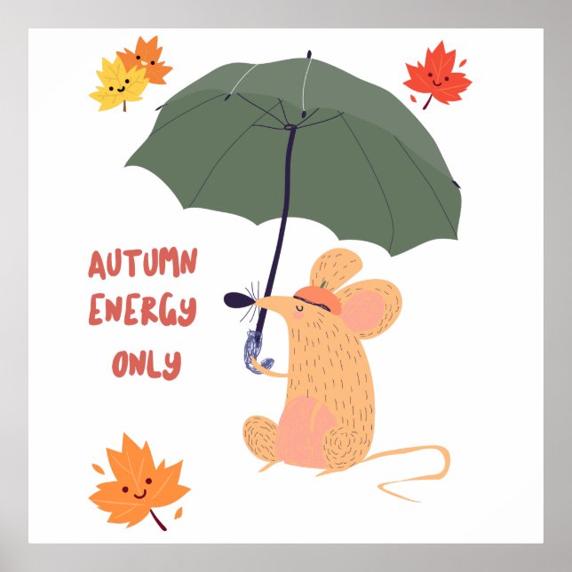 Affiche Automne Énergie uniquement (Devant)