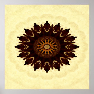Affiche Automne Fleur Mandala.......