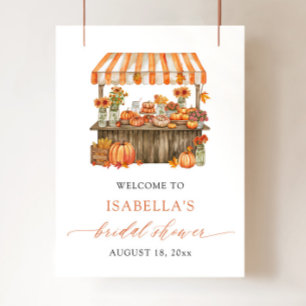 Affiche Automne frais hors Fête des mariées du marché Bien