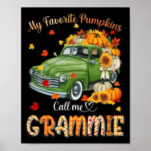Affiche Automne Halloween Automne Mon Citrouille préféré A