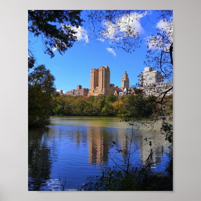 Affiche Automne New York Central Park (Devant)