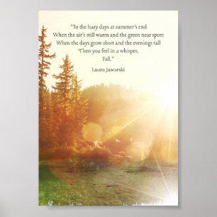 Affiche Automne par Laura Jaworski