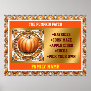 Affiche Automne Thanksgiving Populaire Collection de citro
