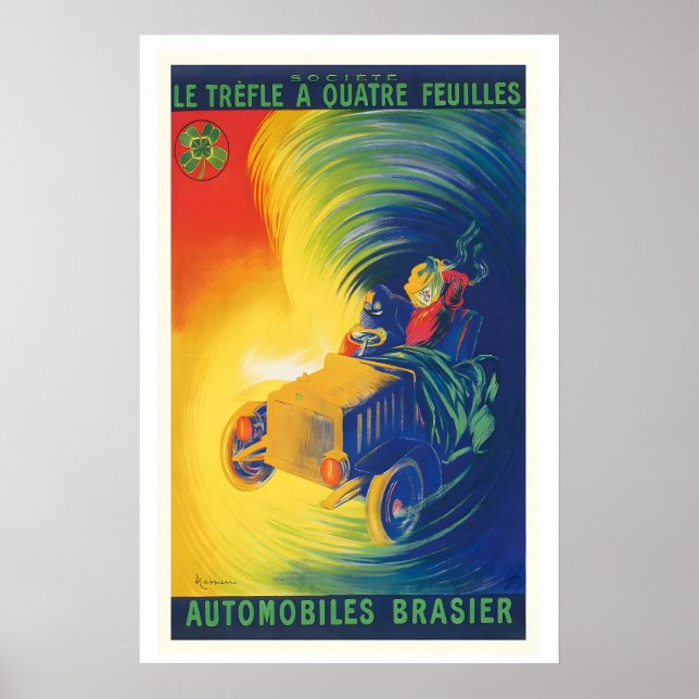 Affiche Automobiles Brassier Cappiello Vintage Advertising (Devant)
