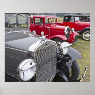 Affiche automobiles Ford antiques