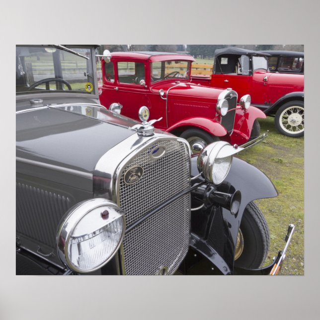 Affiche automobiles Ford antiques (Devant)