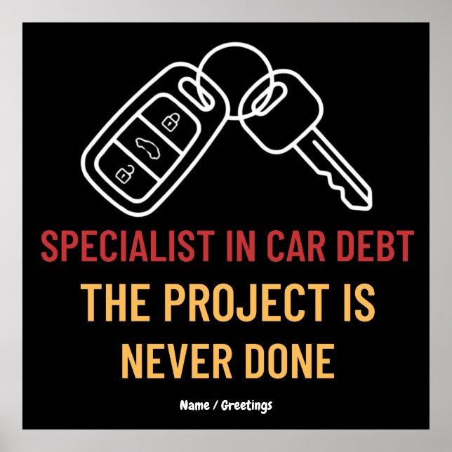 Affiche Automotive Key Art The Project Is Never Done (Devant)