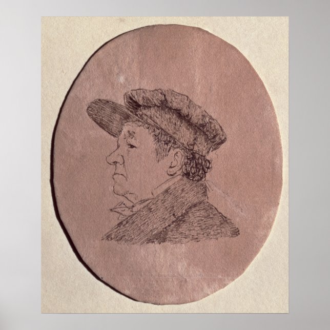 Affiche Autoportrait, 1824 (Devant)