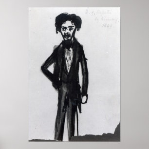 Affiche Autoportrait, 1849