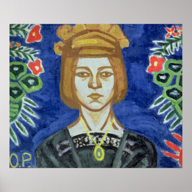Affiche Autoportrait, 1912-15 (Devant)