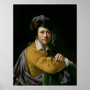 Affiche Autoportrait à l'âge environ de quarante, c.1772
