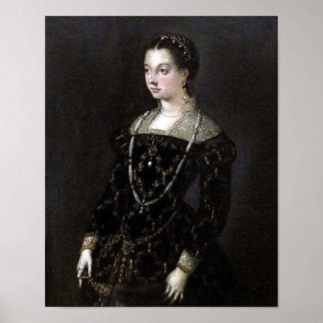 Affiche Autoportrait - Anguissol Sofonisba - Vers 1559 (Devant)