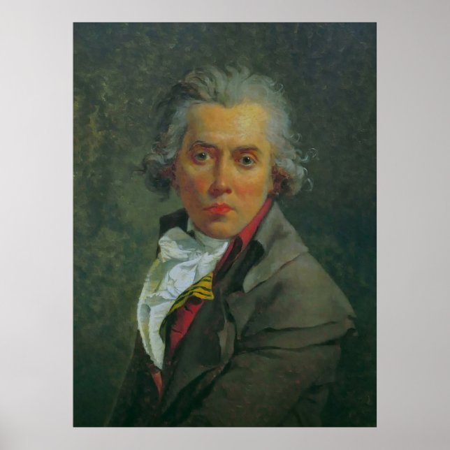 Affiche Autoportrait de Jacques-Louis David (Devant)