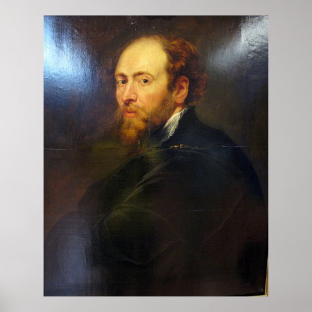 Affiche Autoportrait de Peter Paul Rubens (Devant)