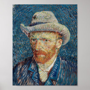 Affiche Autoportrait de Van Gogh