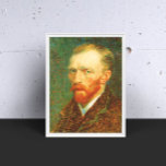 Affiche Autoportrait de Vincent van Gogh<br><div class="desc">Self Portrait (1887) de Vincent van Gogh est un Post impressionnisme vintage de peinture d'art. Vincent van Gogh avec une barbe et portant un costume avec une expression sérieuse sur le visage. Van Gogh a peint plus de 40 autoportraits au cours de sa carrière et a été l'auto-portraitiste le plus...</div>