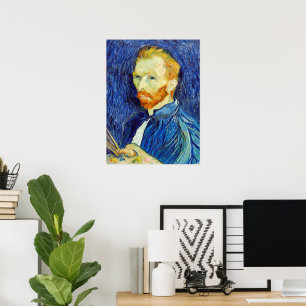 Affiche Autoportrait de Vincent van Gogh, Beaux-arts vinta