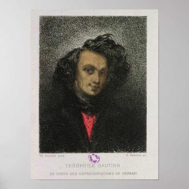 Affiche Autoportrait, habillé pour 'Hernani' (Devant)