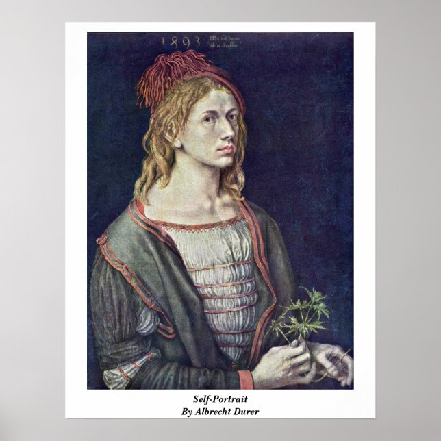 Affiche Autoportrait Par Albrecht Durer (Devant)