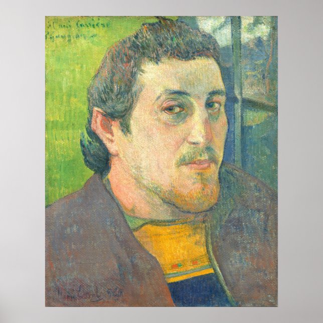 Affiche Autoportrait - Paul Gauguin Art (Devant)