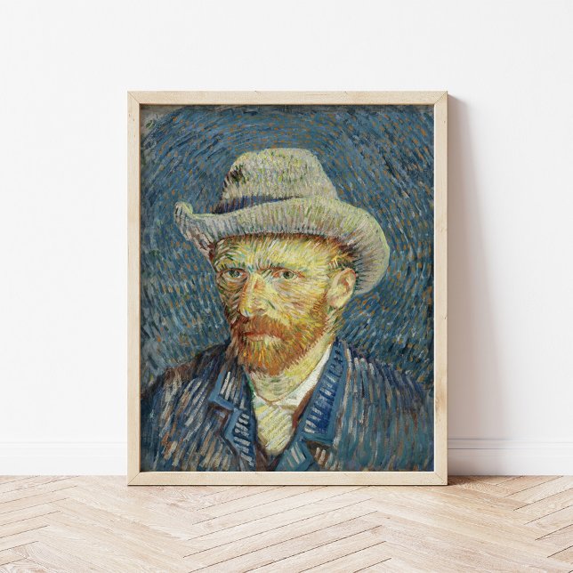 Affiche Autoportrait | Vincent van Gogh (Créateur téléchargé)