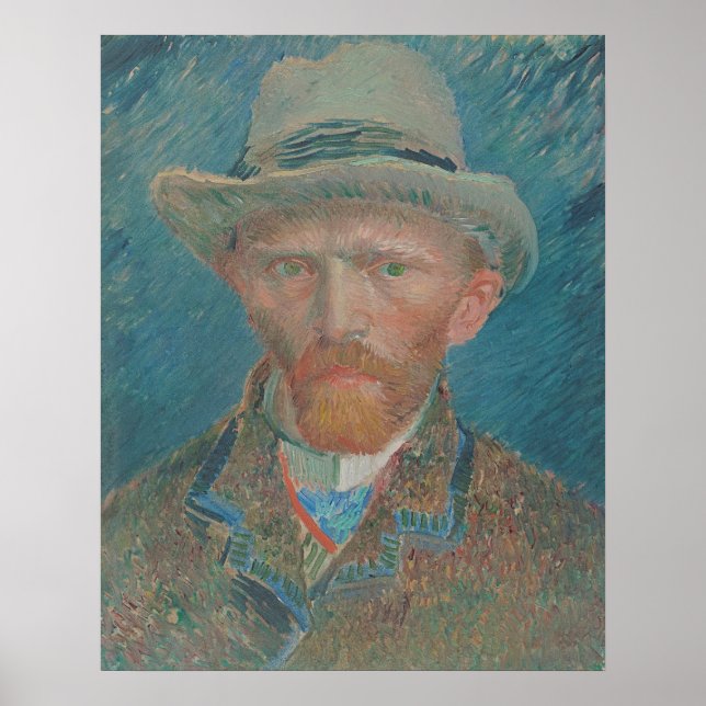 Affiche Autoportrait, Vincent van Gogh (Devant)