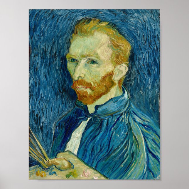 Affiche autoportrait Vincent van Gogh (Devant)