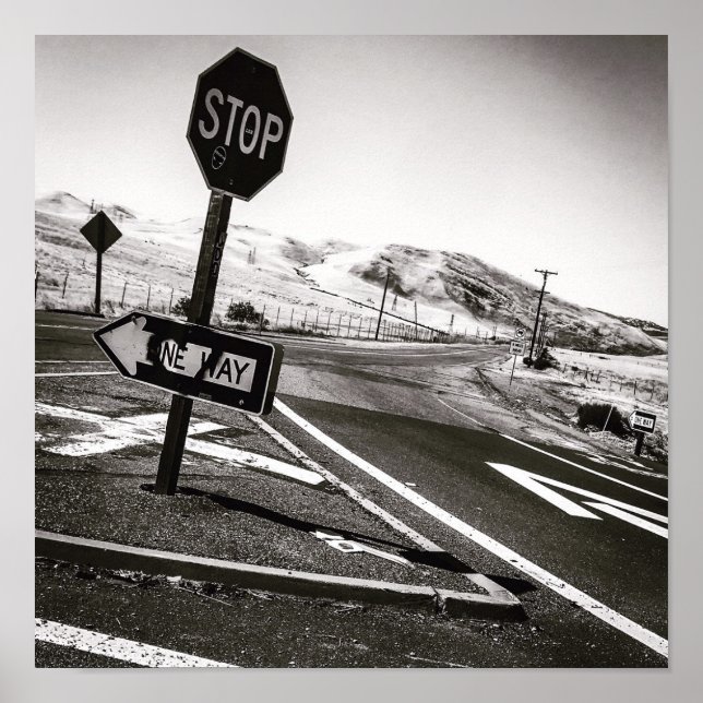 Affiche Autoroute Désolée (Devant)