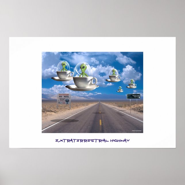Affiche Autoroute Extraterrestre (Devant)