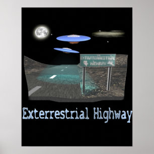 Affiche Autoroute terrestre