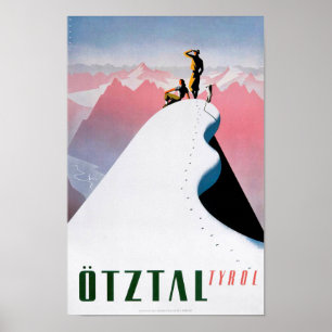 Affiche " Autriche : 1930/aujourd'hui Tyrol 
