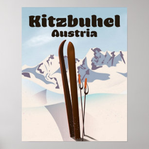 Affiche " Autriche : 2021/aujourd'hui Kitzbuhel - Sports d