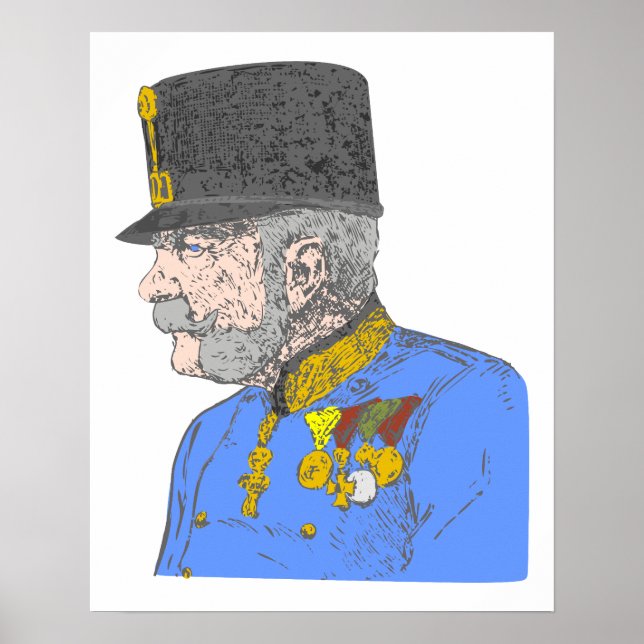 Affiche Autriche Empereur Habsburg Franz Joseph (Devant)