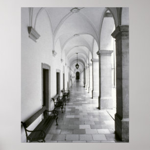 Affiche Autriche, Melk. Abbaye de Melk, la meilleure d'Aut