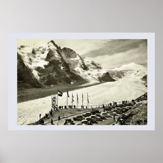 Affiche Autriche vintage, Grossglockner (Devant)