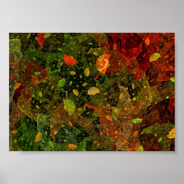 Affiche Autumn colorful decorative design (Devant)