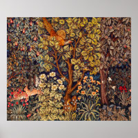 AUTUMN FOREST ANIMALS Haricots, faisan, Brown Flor