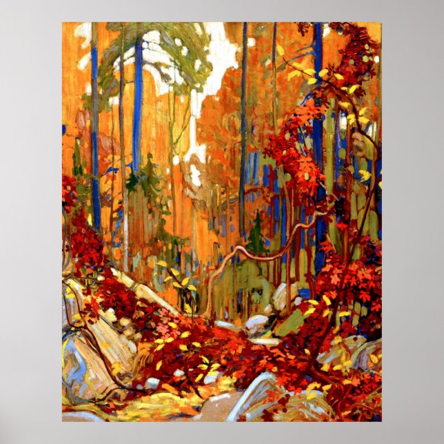 Affiche Autumn Garland, art de Tom Thomson, (Devant)