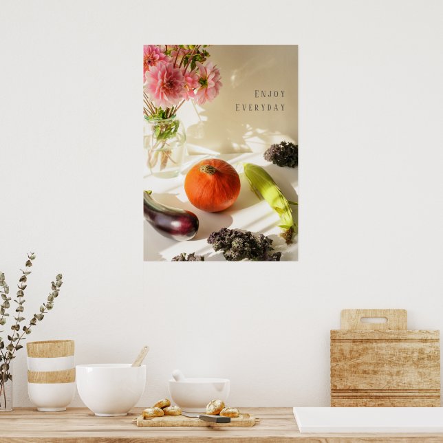 Affiche Autumn Kitchen Still Life (Cuisine)