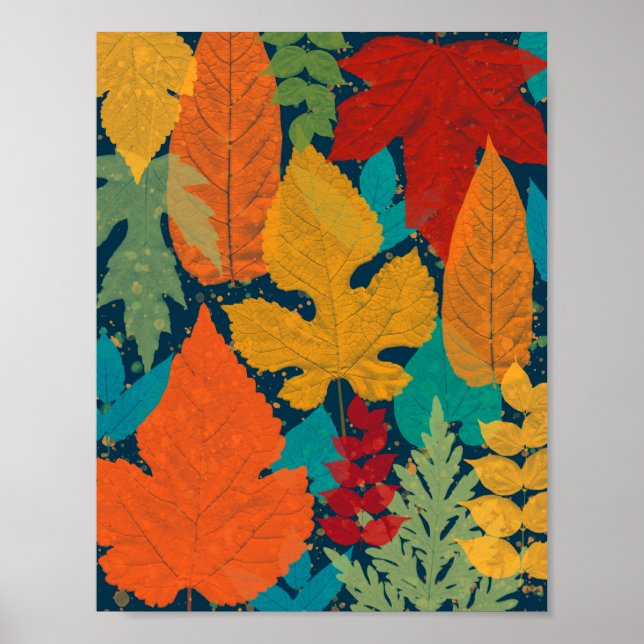 Affiche Autumn leaves (Devant)