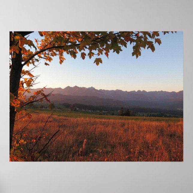 Affiche Autumn Tatras sunrise (Devant)