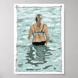 Affiche Aux Bahamas.