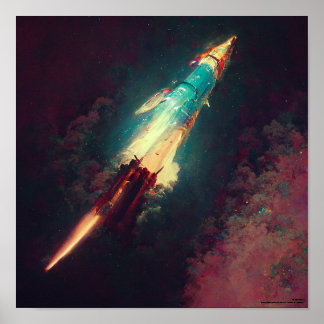 Affiche Aux Étoiles